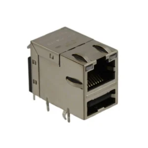 0821-1X1T-32-F 0821-1X1T-32-F RJ45 with USB A MagJack Modular Connector Jack With Magnetics 1 Port 08211X1T32F 10/100/1000 Base-T AutoMDIX