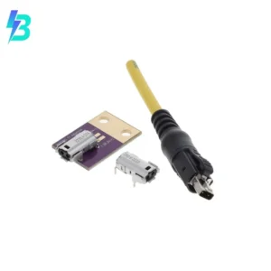 09454512800 09454512800 Jack T1 Modular Connector 2P2C Single Pair Ethernet SPE Shielded 09 45 451 2800