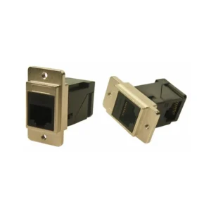 CP30751M440 CP30751M440 Coupler DUALSLIM Modular Connector Adapters Jack 8p8c RJ45 Unshielded CP3075-1M440 Panel Mount Flange 2 Hole