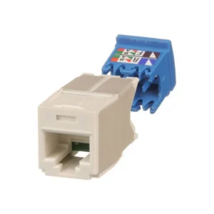 CJ6X88TGIW CJ6X88TGIW Jack Mini-Com TX6A Modular Connector 8p8c RJ45 Ethernet Unshielded CJ6X8-8TGIW Panel Mount