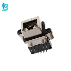 MRJ5381P1 Brand MRJ5381P1 Jack MRJ Modular Connector 8p8c RJ45 Ethernet Unshielded MRJ53-81P1 Panel Mount Flange 2 Hole Through Hole