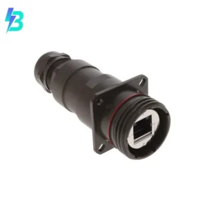 RJFTV62APEM1G RJFTV62APEM1G Coupler RJF TV Modular Connector Adapters Jack 8p8c RJ45 Shielded RJFTV62-APEM1G Panel Mount Square Flange