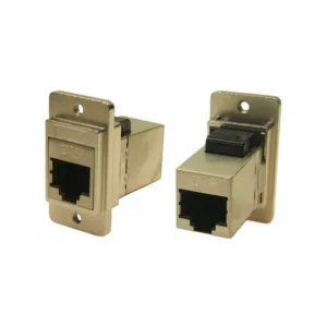 CP30722SM440 CP30722SM440 Coupler DUALSLIM Modular Connector Adapters Jack 8p8c RJ45 Shielded CP3072-2SM440 Panel Mount Flange 2 Hole