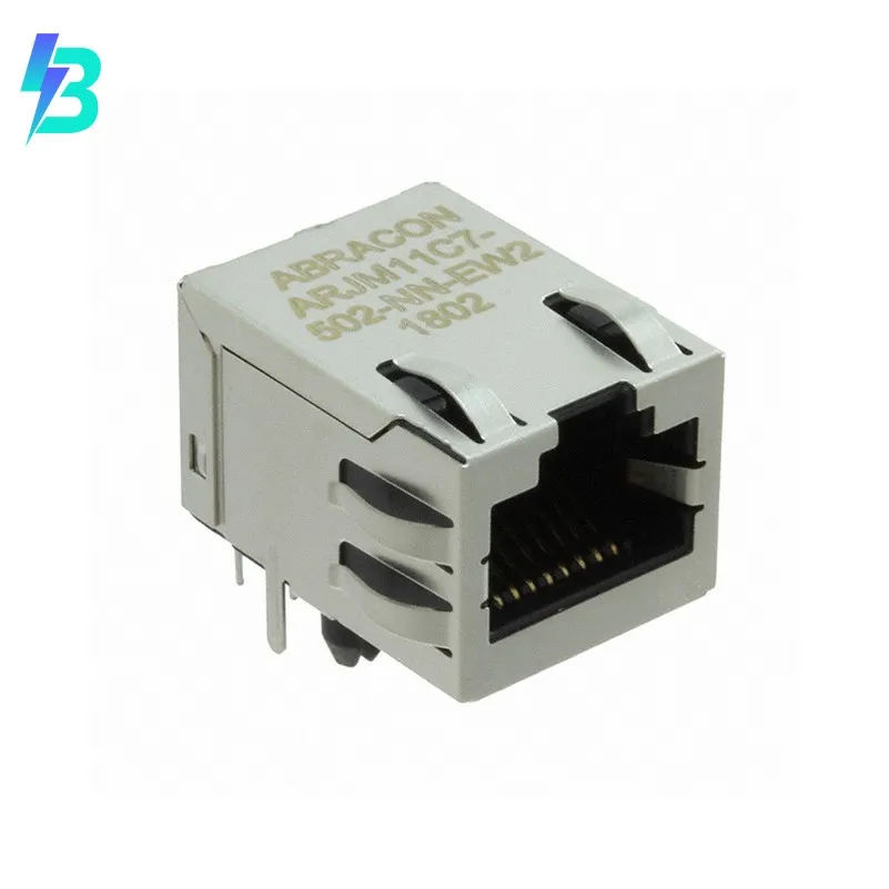 ARJM11C7-502-NN-EW2 ARJM11C7-502-NN-EW2 RJ45 ARJM11 Modular Connector Jack With Magnetics 1 Port ARJM11C7502NNEW2 10/100/1000 Base-T AutoMDIX