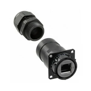 RJF62APE1B Connectors Supplier RJF62APE1B Coupler RJF 6 Modular Connector Adapters Jack 8p8c RJ45 RJF62-APE1B Panel Mount Square Flange