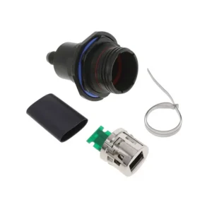 KIT38204ZC Accept Agent Service KIT38204ZC Jack RJF TV Modular Connector 8p8c RJ45 Ethernet Shielded KIT38-204ZC Panel Mount Bulkhead