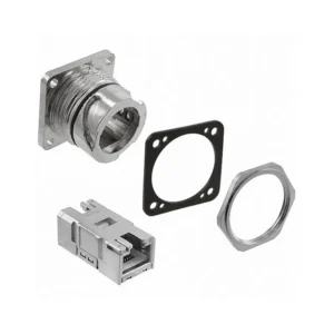 1419184 Original Supplier 1419184 Coupler PLUSCON VS Modular Connector Adapters Jack 8p8c RJ45 1419-184 Panel Mount Square Flange