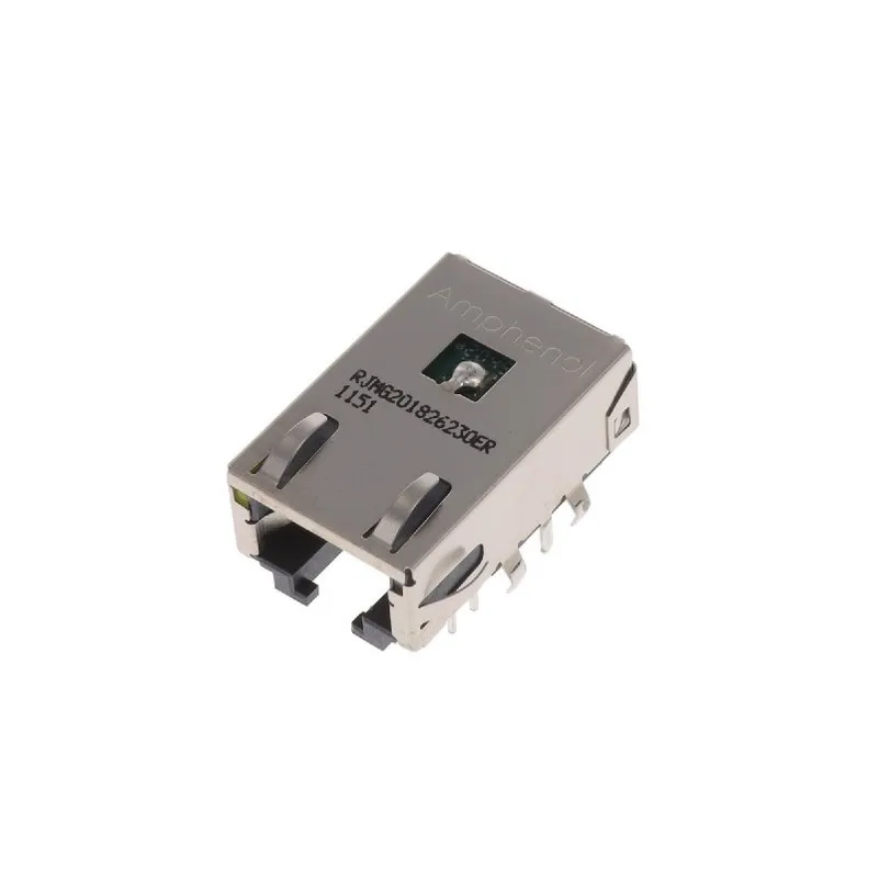 RJMG201826230ER Wholesale RJMG201826230ER RJ45 RJMG Modular Connector Jack With Magnetics 1 Port RJMG2018262 10/100/1000 Base-T AutoMDIX