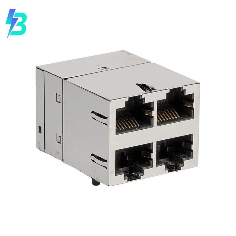 C850-2C2R-54 BOM Service C850-2C2R-54 RJ45 MagJack Modular Connector Jack With Magnetics 4 Port C8502C2R54 10/100/1000 Base-T AutoMDIX