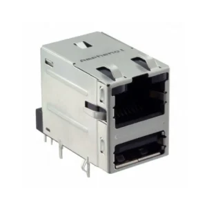 RJMG233022610ER RJMG233022610ER RJ45 with USB A RJMG Modular Connector Jack With Magnetics 1 Port RJMG2330226 10/100/1000 Base-T AutoMDIX