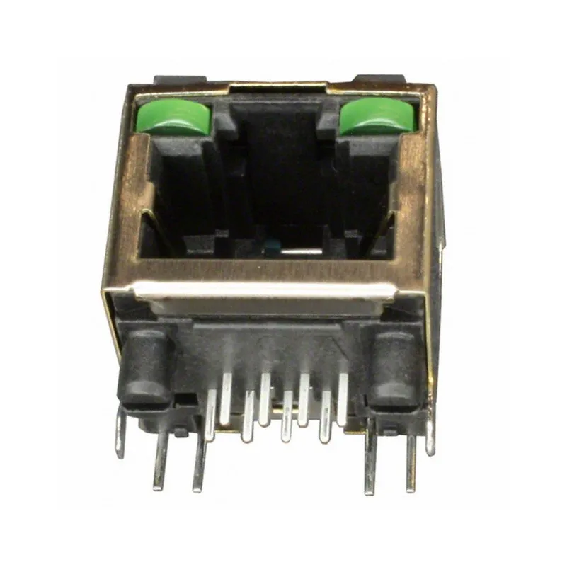 RJHSE5485 RJHSE5485 Jack RJHSE Modular Connector 8p8c RJ45 Ethernet Shielded EMI Finger RJHSE-5485 Through Hole