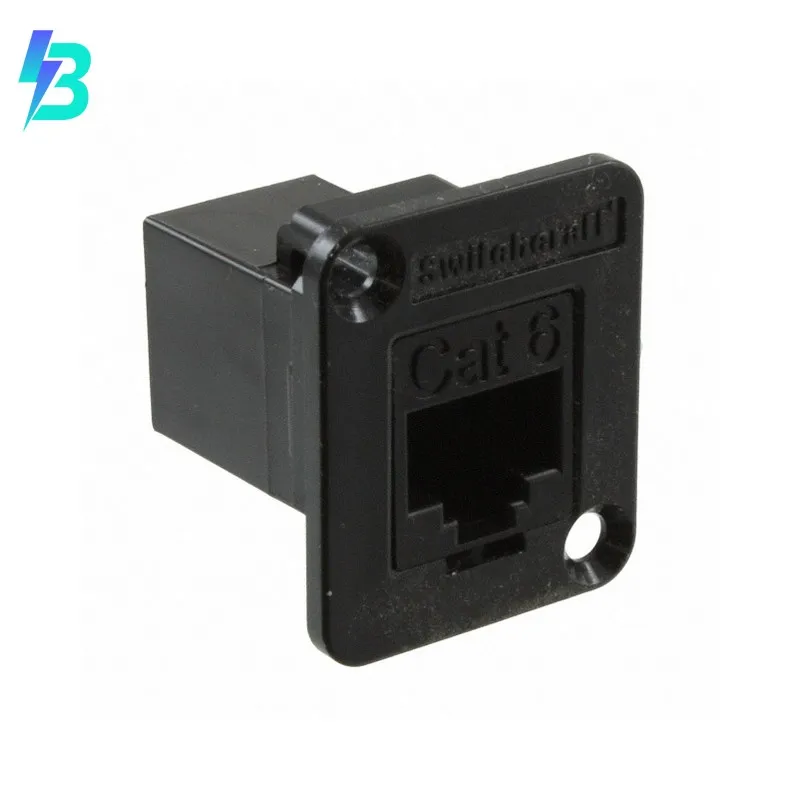 EHRJ45P6 BOM Service EHRJ45P6 Coupler EH Modular Connector Adapters Jack 8p8c RJ45 Unshielded EHRJ-45P6 Panel Mount Square Flange