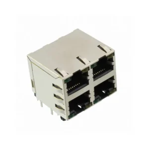 2041376-2 PCB Connectors Accessories 2041376-2 Jack Modular Connector 8p8c RJ45 Ethernet Shielded EMI Finger 20413762 Through Hole