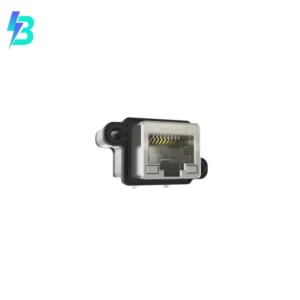 MRJR54800C Brand MRJR54800C Jack MRJR Modular Connector 8p8c RJ45 Ethernet Unshielded MRJR5-4800C Panel Mount Flange 2 Hole Through Hole