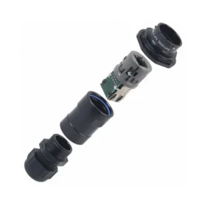 RJF7PE1B Brand Accessory RJF7PE1B Coupler RJF Modular Connector Adapters Jack 8p8c RJ45 Unshielded RJF7-PE1B Panel Mount Bulkhead