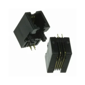 A-2004-3-4-LP-N-R One-Stop Kitting Service A-2004-3-4-LP-N-R Jack Modular Connector 4p4c RJ9 RJ10 RJ22 Unshielded A200434LPNR Through Hole