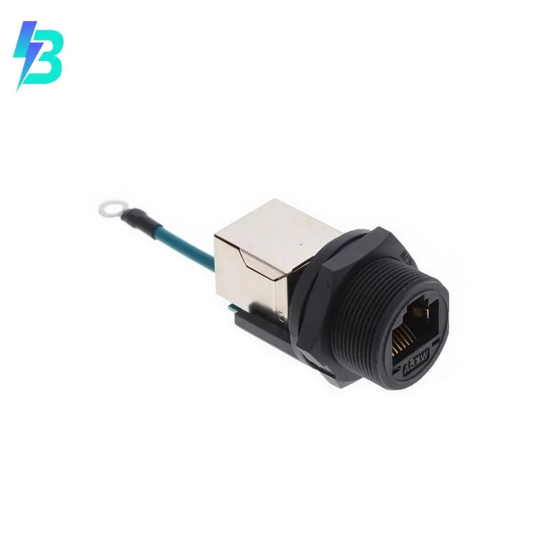RCP-5SPFFH-SCM7002 New Sale RCP-5SPFFH-SCM7002 Coupler Modular Connector Adapters Jack 8p8c RJ45 Shielded RCP5SPFFHSCM7002 Panel Mount Bulkhead