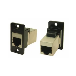CP30622SMB Brand Connectors CP30622SMB Coupler Modular Connector Adapters Jack 8p8c RJ45 Shielded CP306-22SMB Panel Mount Flange 2 Hole