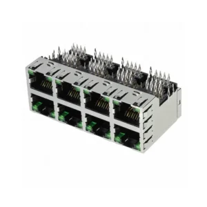 6368062-1 On Sale 6368062-1 Jack Modular Connector 8p8c RJ45 Ethernet Shielded EMI Finger 63680621 Board Edge Panel Mount Through Hole