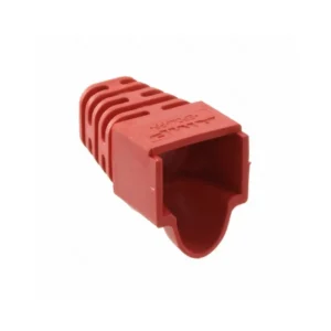 569875-3 Accept Agent Service 569875-3 Boot Hooded Modular Connector Accessory For Cat3 5 5e Modular RJ45 Plugs Snag-less 5698753 Red
