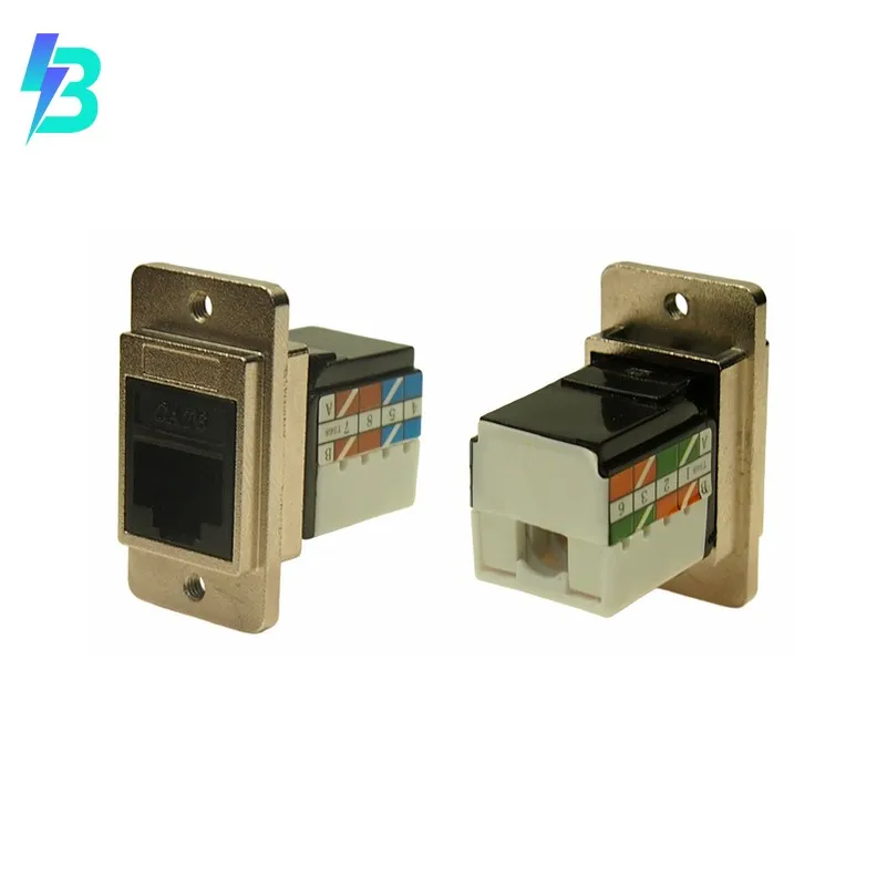 CP30727M3 CP30727M3 Adapter DUALSLIM Modular Connector Adapters IDC Pressdown Punchdown Block CP307-27M3 Panel Mount Flange 2 Hole