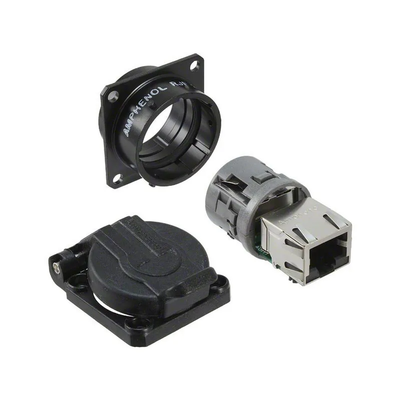 RJF21BSCC PCB Connectors RJF21BSCC Coupler RJF Modular Connector Adapters Jack 8p8c RJ45 Shielded RJF21-BSCC Panel Mount Square Flange