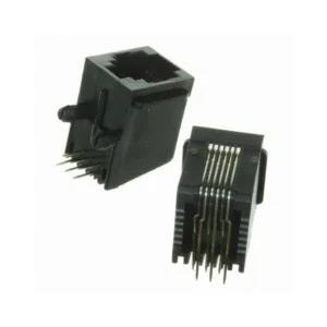 A-2004-1-4-R A-2004-1-4-R Jack Modular Connector 6p6c RJ11 RJ12 RJ14 RJ25 Unshielded A200414R Through Hole