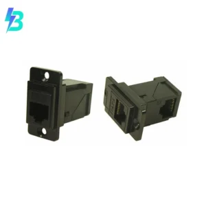 CP30752MB Brand CP30752MB Coupler DUALSLIM Modular Connector Adapters Jack 8p8c RJ45 Unshielded CP307-52MB Panel Mount Flange 2 Hole