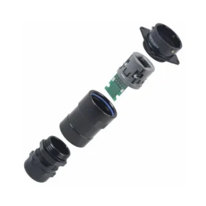 RJF2PEM2B00 Brand Connectors RJF2PEM2B00 Jack RJF Modular Connector 8p8c RJ45 Ethernet Unshielded RJF2PE-M2B00 Panel Mount Square Flange