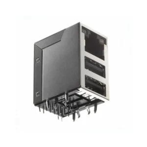 JW0-0006NL JW0-0006NL RJ45 with USB A Dual PULSEJACK JW Connector Jacks With Magnetics 1 Port JW00006NL 10/100/1000 Base-TX AutoMDIX