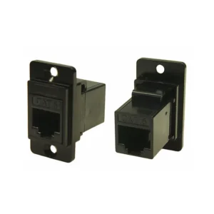 CP30722MB Brand CP30722MB Coupler DUALSLIM Modular Connector Adapters Jack 8p8c RJ45 Unshielded CP307-22MB Panel Mount Flange 2 Hole