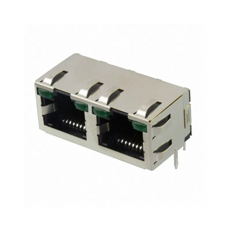 1364173-5 Original Connectors Supplier 1364173-5 Jack Modular Connector 8p8c RJ45 Ethernet Shielded EMI Finger 13641735 Through Hole