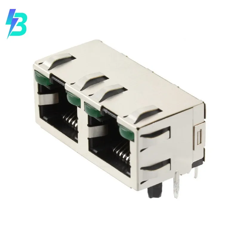 6116353-5 Accept Shipping Agent Service 6116353-5 Jack Modular Connector 8p8c RJ45 Ethernet Shielded EMI Finger 61163535 Through Hole