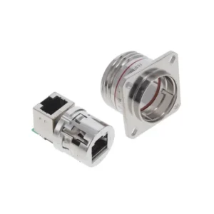 RJFTV21RAN Supplier RJFTV21RAN Coupler RJF TV Modular Connector Adapters Jack 8p8c RJ45 Shielded RJFTV-21RAN Panel Mount Square Flange