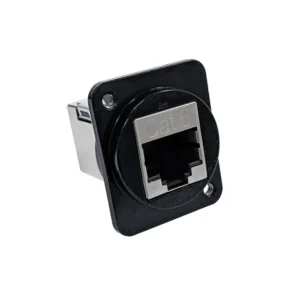 EHRJ45D6SB Connectors EHRJ45D6SB Coupler EH Modular Connector Adapters Jack 8p8c RJ45 Shielded EHRJ4-5D6SB Panel Mount Square Flange