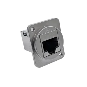 EHRJ45D6S440 Original EHRJ45D6S440 Coupler EH Modular Connector Adapters Jack 8p8c RJ45 Shielded EHRJ45-D6S440 Panel Mount Square Flange