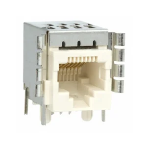 RJ45-8LCT1-S Connectors Supplier RJ45-8LCT1-S Jack L Modular Connector 8p8c RJ45 Ethernet Shielded EMI Finger RJ458LCT1S Through Hole
