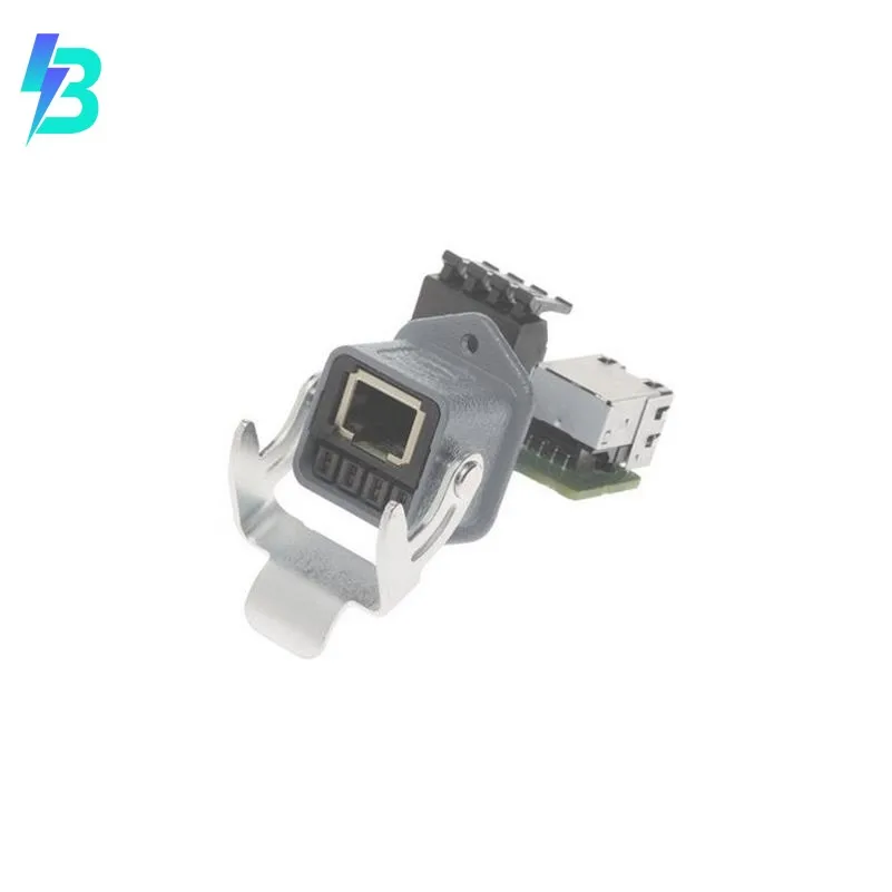 10120051002 10120051002 Adapter Han 3A Modular Connector Adapter Jack 8p4c 4 Power Hybrid Shielded 10 12 005 1002 Panel Mount Flange