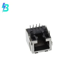2-338556-1 PCB Connectors Accessories 2-338556-1 Jack Modular Connector 8p8c RJ45 Ethernet Shielded EMI Finger 23385561 Through Hole