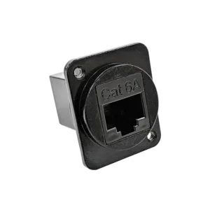 EHRJ45D6AB New Sale EHRJ45D6AB Coupler EH Modular Connector Adapters Jack 8p8c RJ45 Unshielded EHRJ4-5D6AB Panel Mount Square Flange