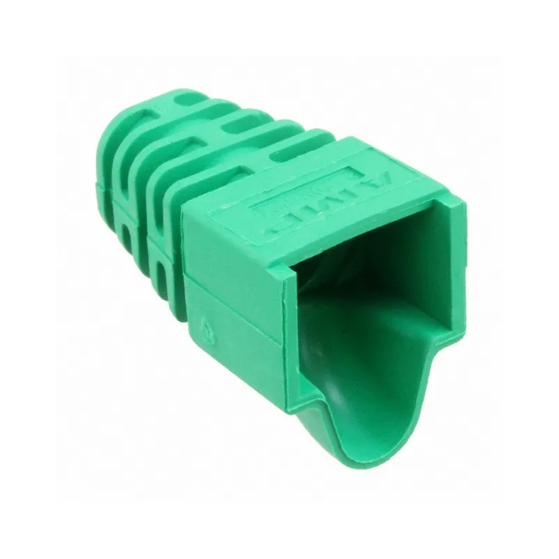 569875-4 Brand Accessory 569875-4 Boot Hooded Modular Connector Accessory For Cat3 5 5e Modular RJ45 Plugs Snag-less 5698754 Green