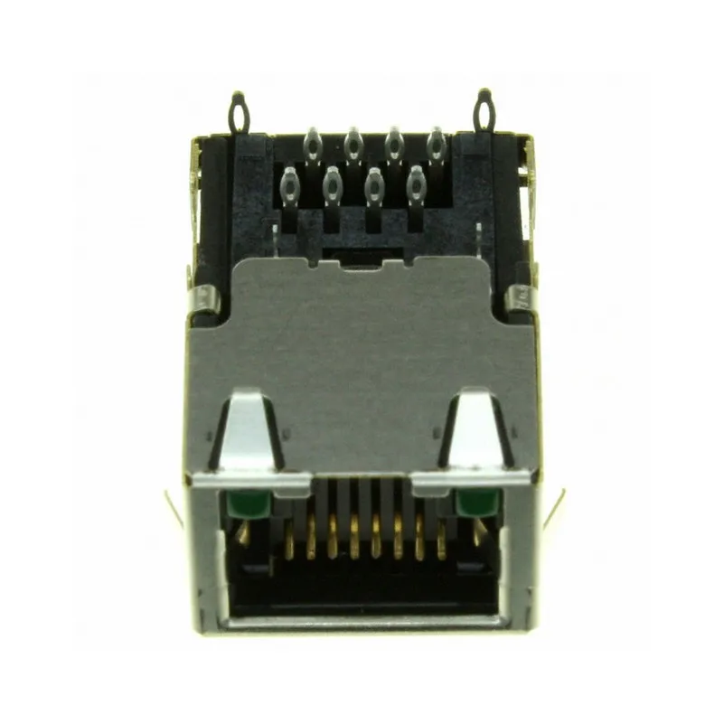 1888250-4 Sale 1888250-4 Jack Modular Connector 8p8c RJ45 Ethernet Shielded EMI Finger 18882504 Board Edge Panel Mount Through Hole