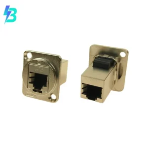 CP30222SM PCB Connectors CP30222SM Coupler FT Modular Connector Adapters Jack 8p8c RJ45 Shielded CP302-22SM Panel Mount Flange 2 Hole