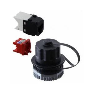 IAEBH5E IAEBH5E Jack IndustrialNet TX5e Modular Connector 8p8c RJ45 Ethernet Unshielded IAEB-H5E Panel Mount Bulkhead