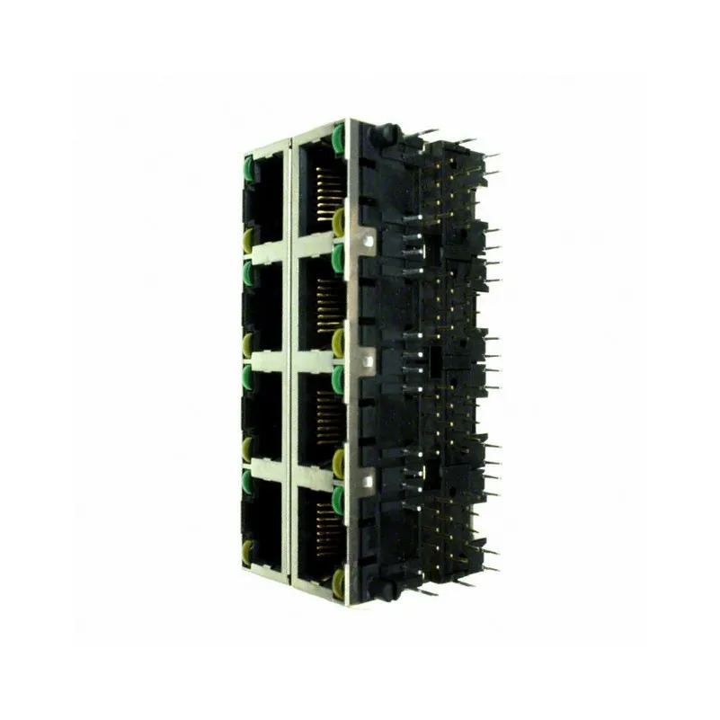 RJSAE-5381-08 RJSAE-5381-08 Jack RJSAE Modular Connector 8p8c RJ45 Ethernet Shielded EMI Finger RJSAE538108 Through Hole