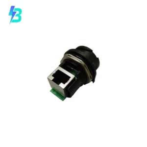 RJFRB71RA RJFRB71RA Coupler RJF RB Modular Connector Adapters Jack 8p8c RJ45 Unshielded RJFRB-71RA Panel Mount Bulkhead Right Angle
