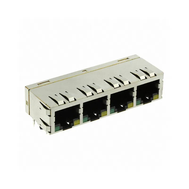 6116125-1 Accept China Agent Service 6116125-1 Jack Modular Connector 8p8c RJ45 Ethernet Shielded EMI Finger 61161251 Through Hole