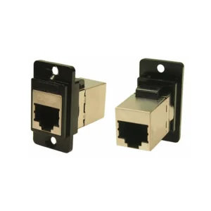 CP30725SMB On Sale CP30725SMB Coupler DUALSLIM Modular Connector Adapters Jack 8p8c RJ45 Shielded CP307-25SMB Panel Mount Flange 2 Hole