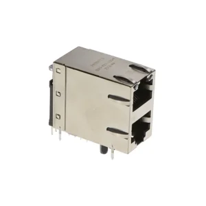 0843-2B1T-33D-F Supplier 0843-2B1T-33D-F RJ45 MagJack Modular Connector Jack With Magnetics 2 Port 08432B1T33DF 10/100/1000 Base-T AutoMDIX