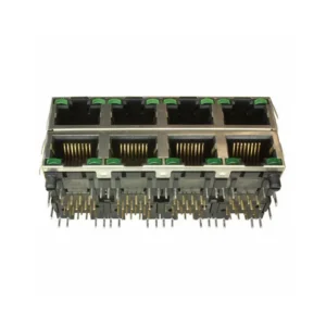 RJSAE-5385-08 PCB Connectors RJSAE-5385-08 Jack RJSAE Modular Connector 8p8c RJ45 Ethernet Shielded EMI Finger RJSAE538508 Through Hole